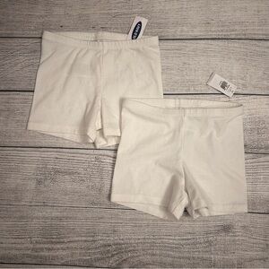 Old Navy white shorts size S 6/7 NWT